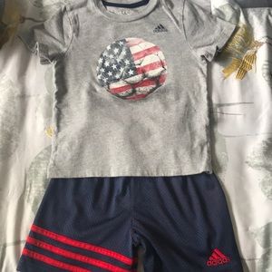Toddler boy Adidas matching set